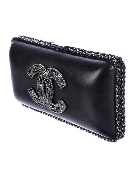 chanel clutch with chain the real real|Chanel vintage clutch with chain.